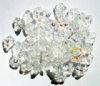50 7mm Transparent Crystal AB Bell Flower Beads